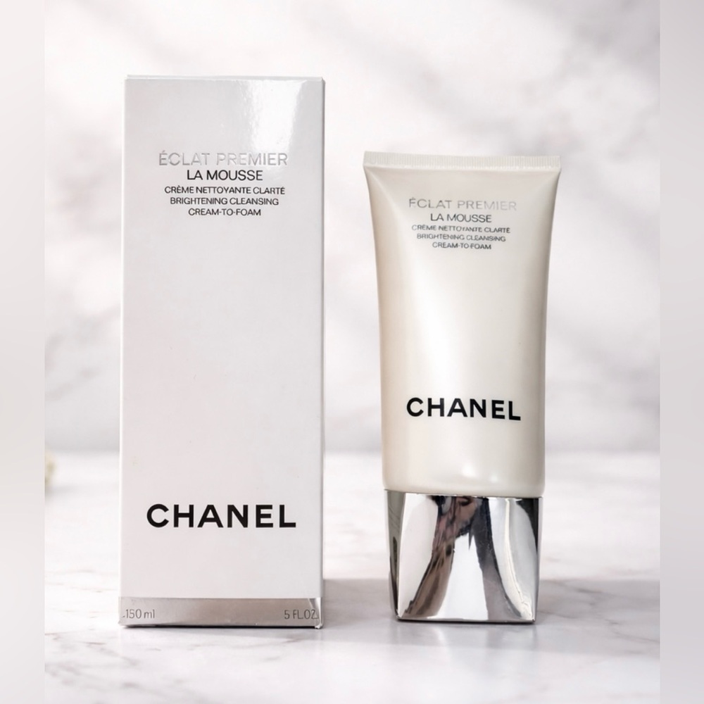 Chanel Éclat Premier La Mousse Brightening Cleansing Cream to Foam Wash 5 oz